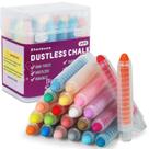 Sidewalk Chalk Zhenbuco, 24 peças, colorido, não tóxico, com suporte