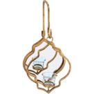 SÍDON CASTIÇAL PENDENTE 39x18x13cm METAL DOURADO