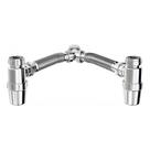 Sifao Duplo Copo Tubo Extensivel Universal 72cm Cromad Censi