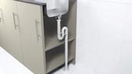 Sifão Extensível Super Longo de 1,70m Branco