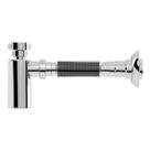 Sifão Extensivo com Copo Cromado Universal 031702 Blukit