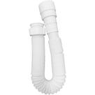 Sifão Flexível Sanfonado LONGO 1,5m Universal Ajustável Pia Cozinha Tanque Branco Liege