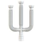 Sifão Herc Extensível Universal DN38/40/48/50 Triplo Branco Sifão Herc Extensível Universal DN38/40/48/50 Triplo Branco