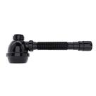 Sifao pia cozinha tanque lavatorio com copo e canopla preto blukit linha black. - 031309 Sifao pia cozinha tanque lavatorio com copo e canopla preto blukit linha black. - 031309