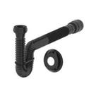 Sifão Sanfonado Extensível Censi 74cm Preto