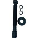 Sifao Sanfonado Extensivel Censi Preto Fosco Com Suporte E Canopla ( Pia - Tanque - Lavatorio ) - 7202 Sifao Sanfonado Extensivel Censi Preto Fosco Com Suporte E Canopla ( Pia - Tanque - Lavatorio ) - 7202