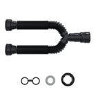 Sifão Tubo Extensivo Duplo Univers. Black 70cm 030214 Blukit