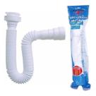 Sifão Tubo Extensivo Simples Universal Branco 72cm Plasbohn