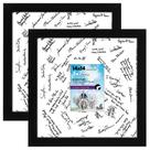 Signature Frame American Flat Wedding 14x14cm, conjunto de 2 pretos Signature Frame American Flat Wedding 14x14cm, conjunto de 2 pretos