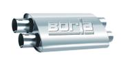 Silenciador Borla ProXS 400286 Entrada/Saída Dupla Universal de 2,5 polegadas