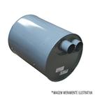 Silencioso Volkswagen 24 250E Constellation 550mm 2U0253121C