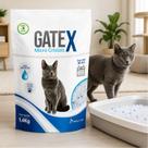 Silica Gato Cristais Gatex Micro 1,4kg Areia Antiodor Oferta Silica Gato Cristais Gatex Micro 1,4kg Areia Antiodor Oferta