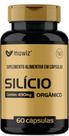 Silicio Organico 490mg 60 Cápsulas Kit 4 Frascos x 60 capsulas total 240 caps