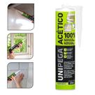 Silicone Acético 100% Profissional Vedação Colagem Veda Pia Box Banheiro Branco 280ml