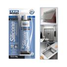 Silicone Acético Incolor Banheiros Cozinha 50G Tekbond