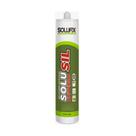 Silicone acetico solufix adesivo selante 230g branco janela porta box banheiro