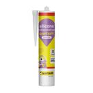 Silicone Acético Transparente Multiuso 250g - Quartzolit