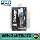 Silicone Adesivo Acético Alta Temperatura Preto 50g Tekbond