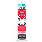 Silicone Alta Temperatura 1560102 Selante Cura Acética Vermelho Sil