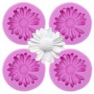Silicone Chocolate Molds Acccatto Daisy Flower, 4 pacotes