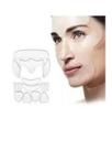 silicone facial anti rugas Estímulo do colágeno18 peças. dois kits 36 peças