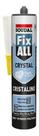 Silicone Fixall Crystal Soudal Super Forte 100% Transparente