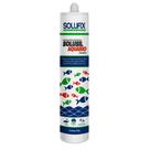 Silicone para aquario incolor não toxico 270g - solufix