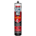 Silicone preto fix all high tack - soudal - sphtpt