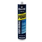 Silicone pu 40 uso geral preto 367g elastil