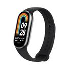 Silicone pulseira para xiaomi mi banda 8, acessórios esportivos, silicone, nfc