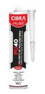 Silicone Selante Cola Poliuretano PU40 PRETO - CIBRA FLEX