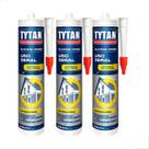 Silicone Tytan Uso Geral Acético 280G Preto Pro - Kit 3 un