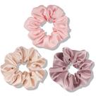 Silk Scrunchies OLESILK 100% seda de amora para dormir o cabelo, pacote com 3