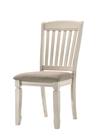 Silla Acme Fedele en Tela Tan con Acabado Crema