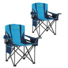 Silla de Camping FAIR WIND Sobredimensionada totalmente acolchada con soporte lumbar