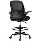 Silla de dibujo ergonómica Primy con ruedas y reposabrazos abatibles
