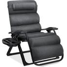 Silla de Gravedad Cero Best Choice Products Fossil Gray 150 kg
