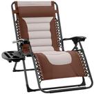Silla de Gravedad Cero Mejor Opción Productos Sobredimensionada Marrón
