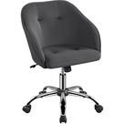 Silla de Oficina Yaheetech de Respaldo Medio Ajustable con Asiento Giratorio Silla de Oficina Yaheetech de Respaldo Medio Ajustable con Asiento Giratorio