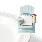 Silla de Playa Lenox 894239 Profile Poppers Porcelana con Detalles Dorados
