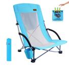 Silla de Playa Nice C Compacta con Respaldo Alto, Nevera y Porta Vasos Silla de Playa Nice C Compacta con Respaldo Alto, Nevera y Porta Vasos