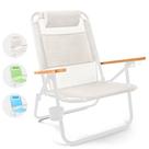 Silla de Playa Water Buffalo Bondi con Mochila Silla para Adultos con Posiciones Reclinables, Portavasos y Respaldo Alto