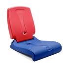 Silla Plegable Step2 con Asiento Abatible Portátil para Exterior Roja y Azul