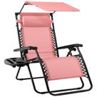Sillón Reclinable de Exterior para Patio Mejor Opción Rosa