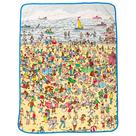 Silver Buffalo Where's Waldo Beach Fleece Throw 114x152cm