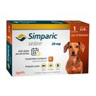 Simparic 20mg para Cães de 5,1 a 10kg com 1 Comprimido Mastigável