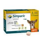 Simparic 5mg Antipulgas e Carrapatos Cães de 1,3 a 2,5kg com 1 Comprimido