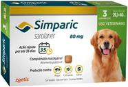 Simparic Antipulgas e Carrapatos Cães 20,1 a 40 kg 3 Comprimidos Simparic Antipulgas e Carrapatos Cães 20,1 a 40 kg 3 Comprimidos