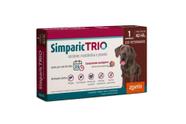Simparic Trio Antipulgas, Carrapatos E Vermes Cães 72Mg C/ 1 Comp.
