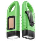 Simpeak Paquete de 2 Linternas LED Solares de Manivela Verde